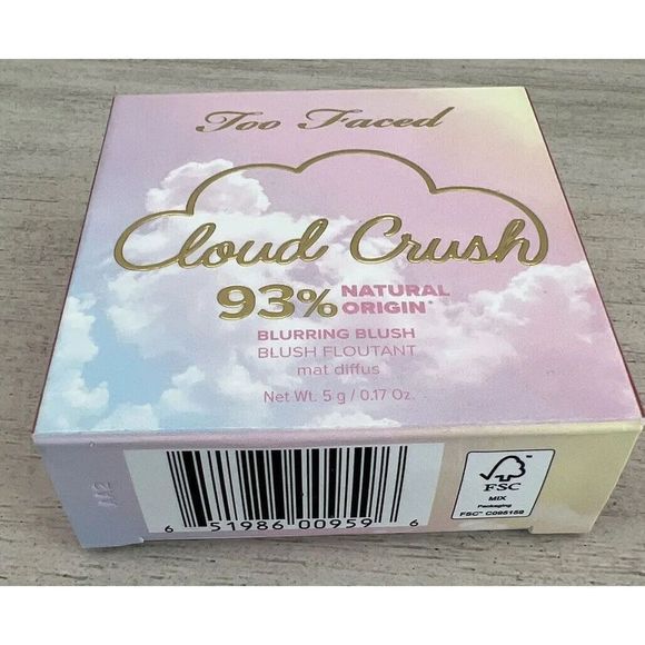 Too Faced Cloud Crush Blurring Blush “Heads In The Clouds”0.17oz/5g BNIB* - Picture 7 of 8